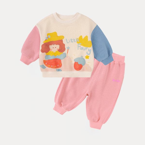 Baby-Sweater-Sets-Sweater-Pants-Cute-Cartoon-Print