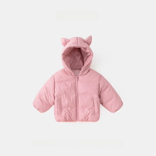 Cotton Hooded Jacket Cute Animal Styling